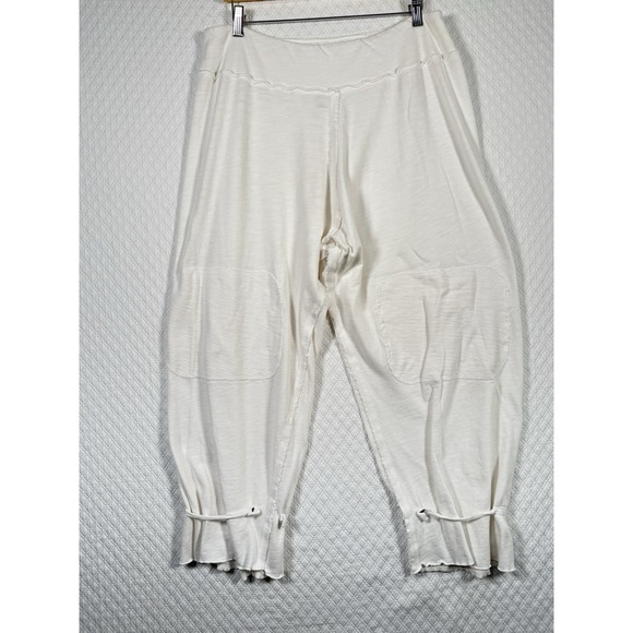 Free People Intimately Women L Organic Cotton Lounge Relaxed Pants Boho Lagenlok - Picture 3 of 7